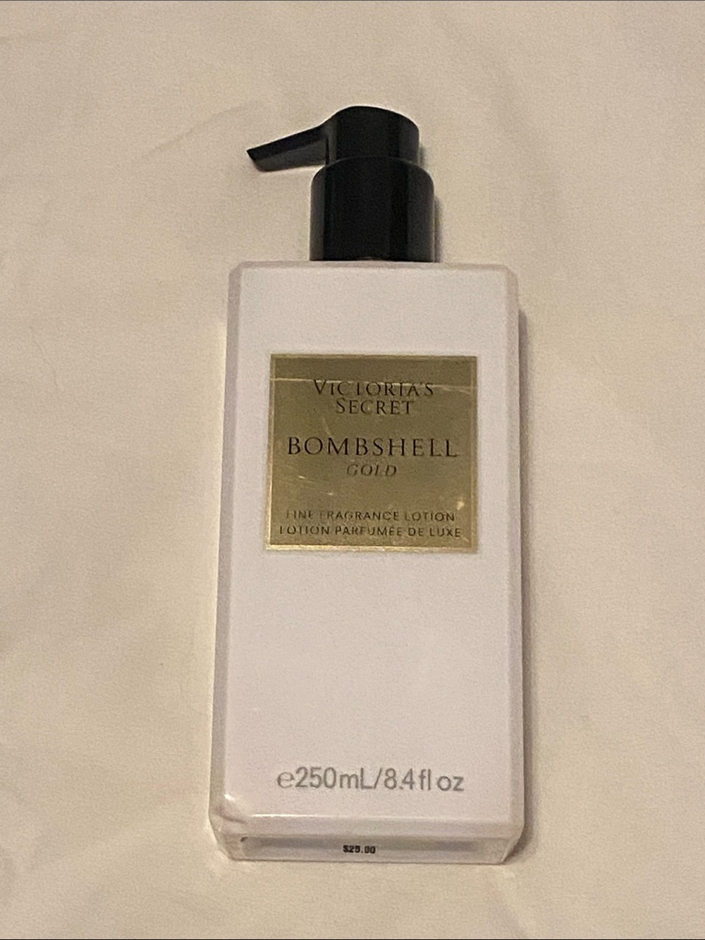 Victoria's Secret Bombshell Gold Lotion - White & Gold